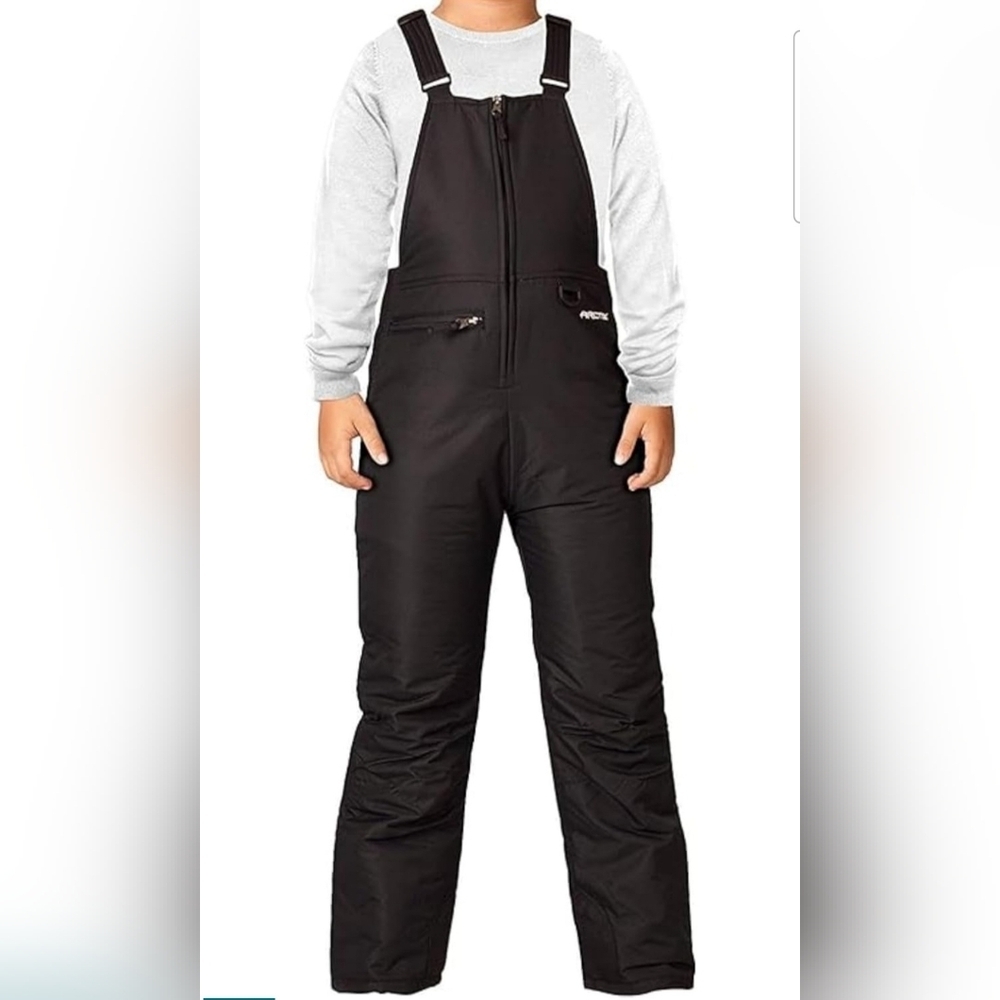Arctix Kid's Youth Black Insulated Snow Bib Overalls Size XS